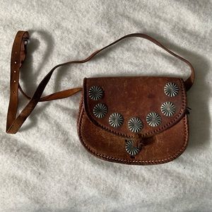 Four winds leather cross body